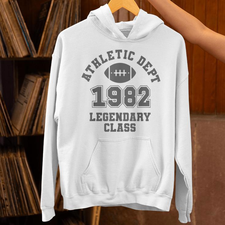Class Of 1982 Graduation Yr High School Pride Vintage Retro Unisex Hoodie