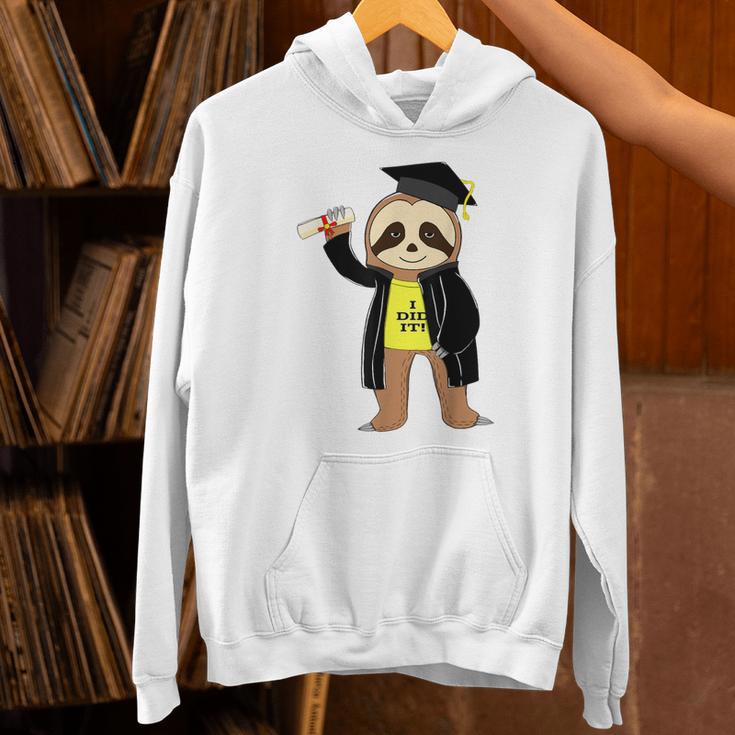 Class Of 2022 Sloth Graduation Masters College High School Unisex Hoodie