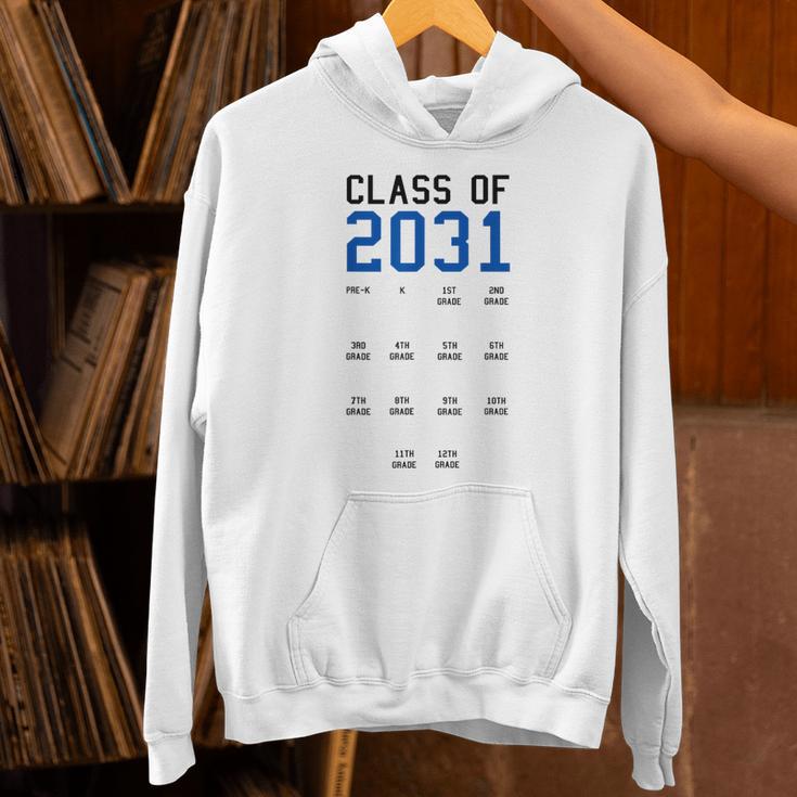Class Of 2031 Graduation T-Shirt With Space For Handprints Unisex Hoodie