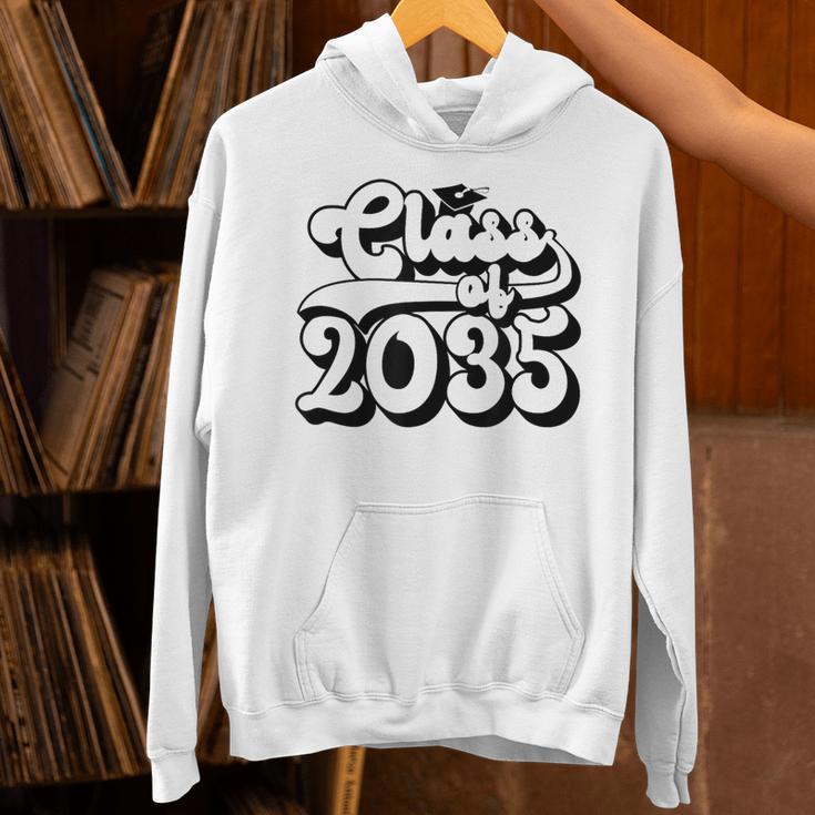 Class Of 2035 Senior Retro 2035 Grad Graduate Graduation Unisex Hoodie