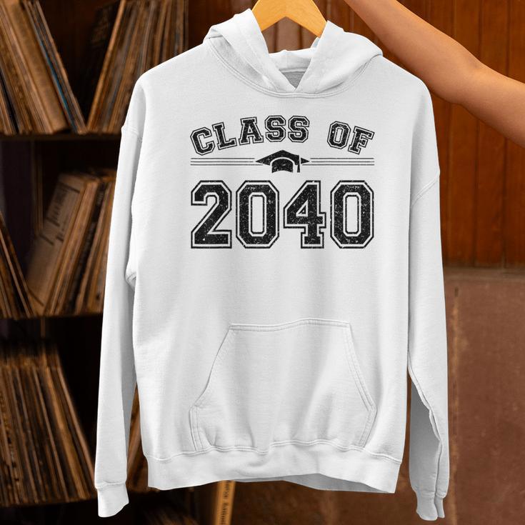 Class Of 2040 Grow With Me Graduation First Day Of School Unisex Hoodie