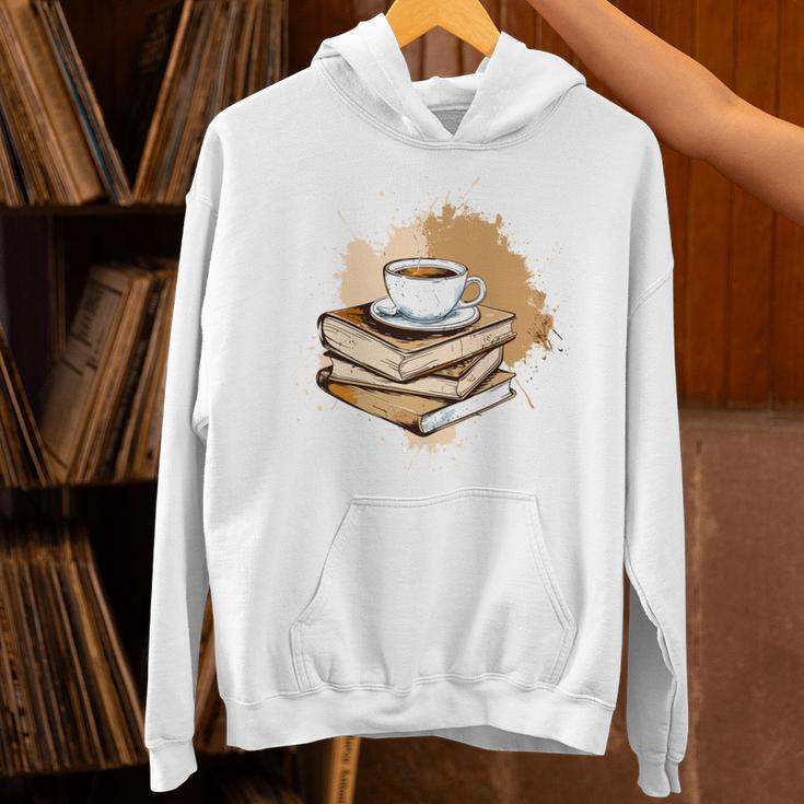 Coffee And Books Adult Books Lover Reading Unisex Hoodie