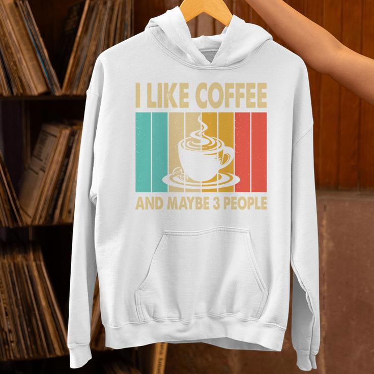 I Like Coffee And Maybe 3 People Introvert Anti-Social Unisex Hoodie I Like Coffee And Maybe 3 People Introvert Anti-Social Unisex Hoodie