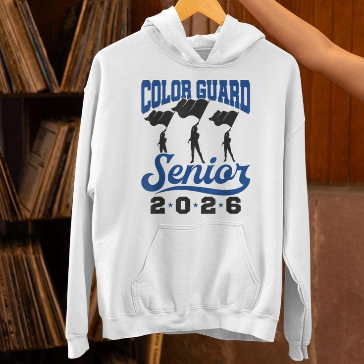 Color Guard Senior 2026 Flags Marching Band Graduation Grad Unisex Hoodie