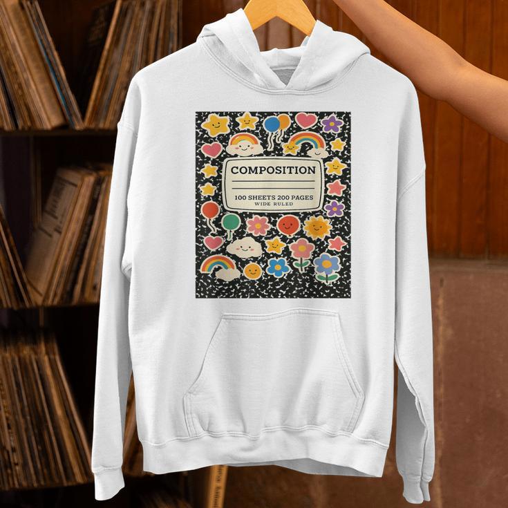 Composition Notebook Costume Teacher Matching Halloween Book Unisex Hoodie