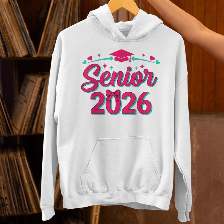 Coquette Pink Bow Senior 2026 Class Of Graduation Unisex Hoodie