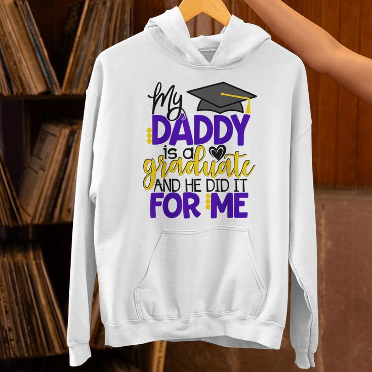 My Daddy Is A Graduate Shirt Matching Family Graduation Unisex Hoodie