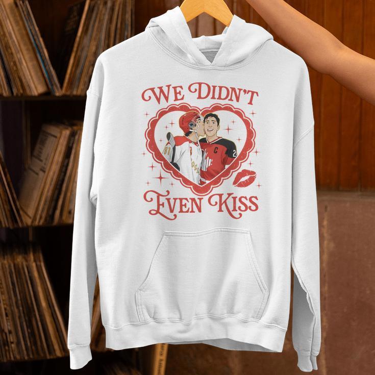 We Didn't Even Kiss Hockey Romance Book Unisex Hoodie