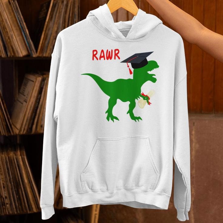 Dinosaur Rawr Diploma Graduate Graduation Unisex Hoodie