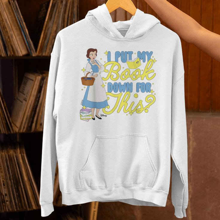 Disney Princess Belle I Put My Book Down For This Unisex Hoodie