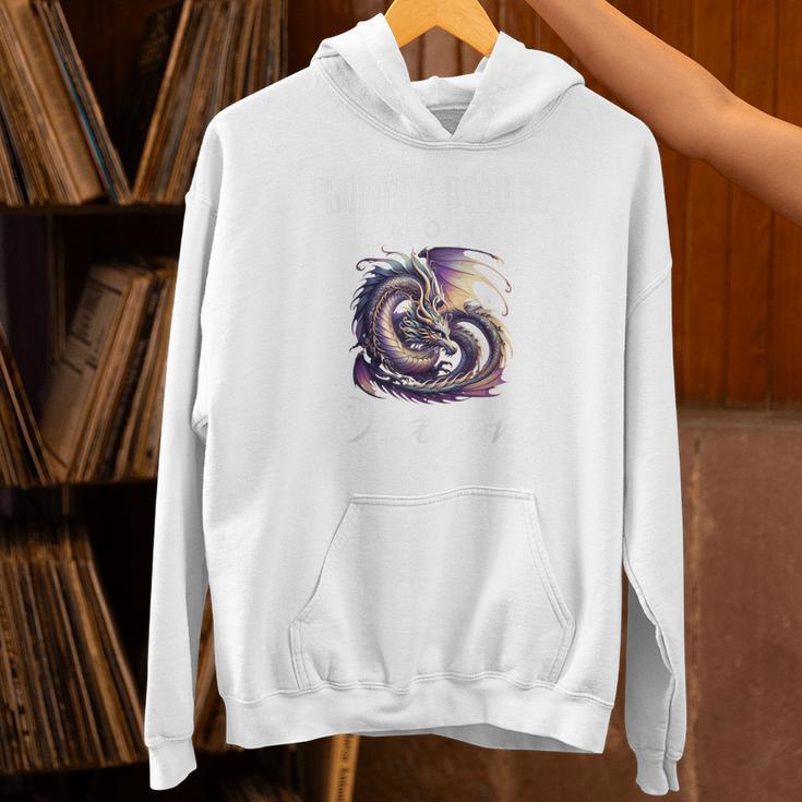 Dragon Fantasy Book Lover And Apparel Probably Reading About Dragons Unisex Hoodie