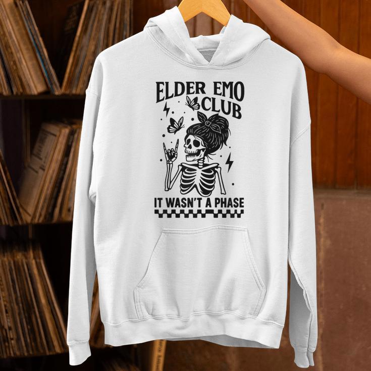 Elder Emo Club Skeleton Nostalgia It Wasn't a Phase Mom Unisex Hoodie Elder Emo Club Skeleton Nostalgia It Wasn't a Phase Mom Unisex Hoodie