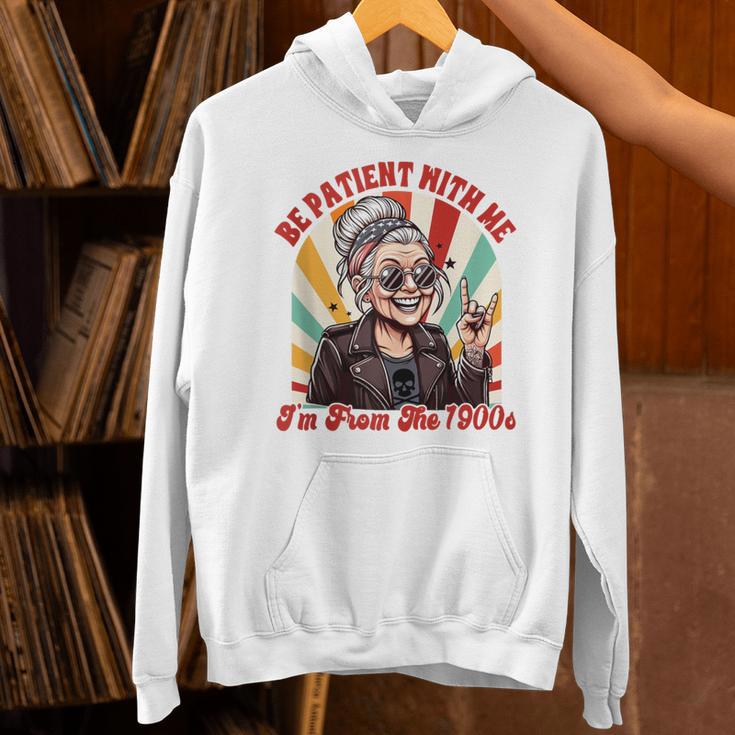 Elder Emo Grandma Nana Be Patient With Me I'm From The 1900s Unisex Hoodie