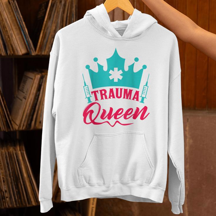 EMT Trauma Queen Paramedic Student T-Shirt Graduation Unisex Hoodie