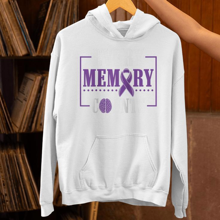 Every Memory Counts Alzheimer's Awareness Dementia Raglan Baseball Tee Unisex Hoodie