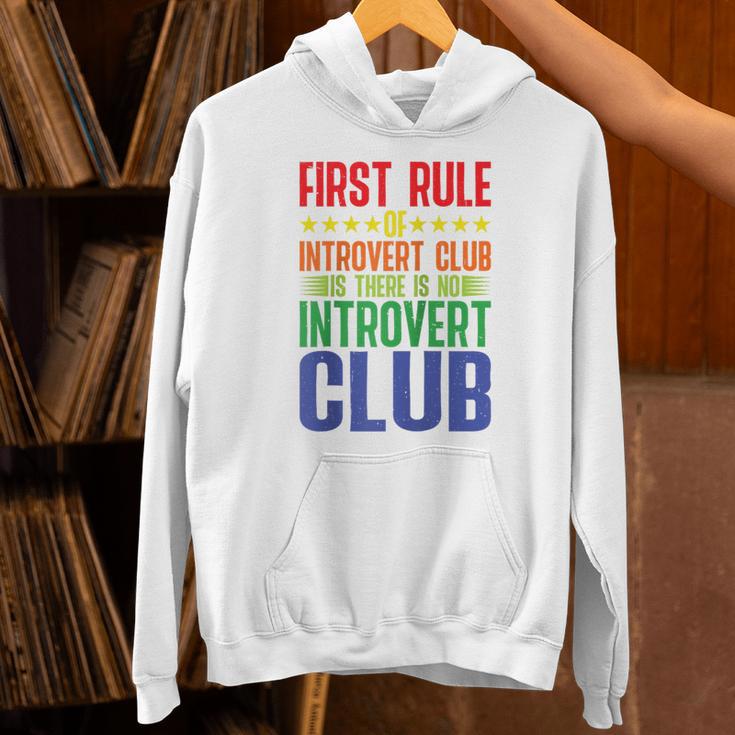 First Rule Of Introvert Club Is There Is No Introvert Club Raglan Baseball Tee Unisex Hoodie First Rule Of Introvert Club Is There Is No Introvert Club Raglan Baseball Tee Unisex Hoodie