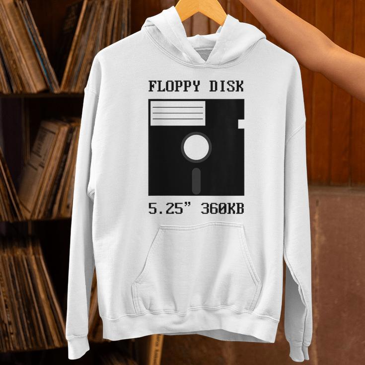 Floppy Disk Computer Nostalgia Fun PC Enthusiast History Unisex Hoodie