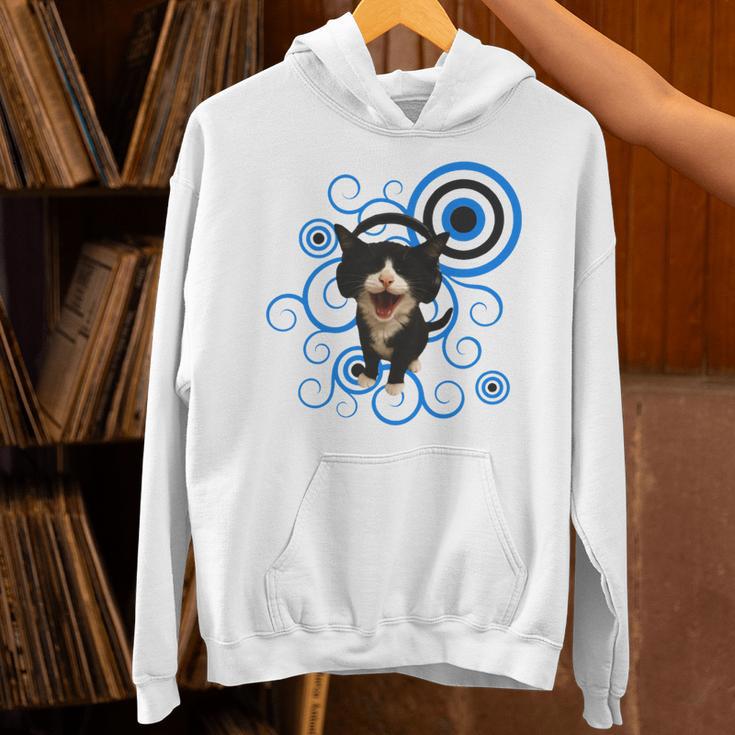 Frutiger Aero Cat Meme Headphone Kitty Cat Lover Unisex Hoodie Frutiger Aero Cat Meme Headphone Kitty Cat Lover Unisex Hoodie