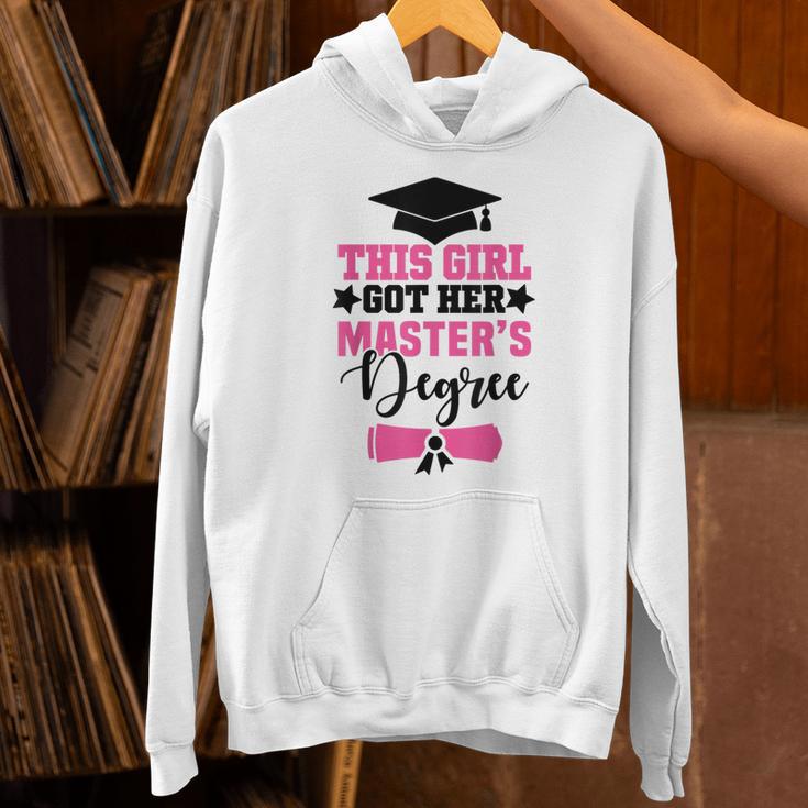 This Girl Got Her Masters Degree Graduation Mastered It 2024 Unisex Hoodie