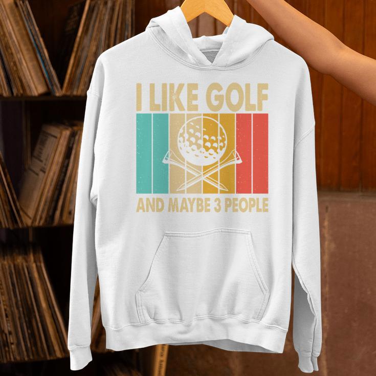 I Like Golf And Maybe 3 People Introvert Unisex Hoodie I Like Golf And Maybe 3 People Introvert Unisex Hoodie
