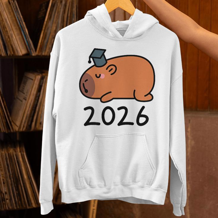 Grad Class Of 2026 Capybara Graduation Graduated Kids Unisex Hoodie