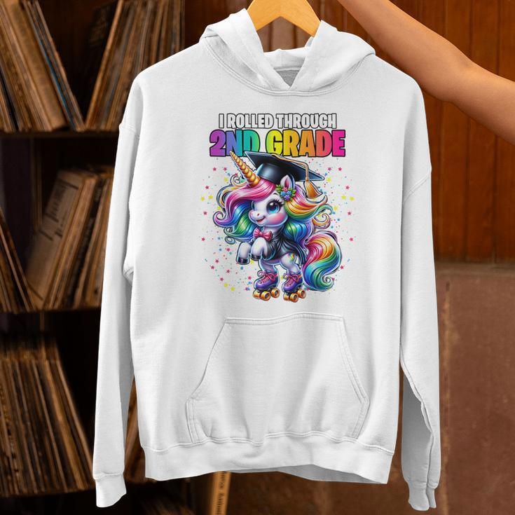Graduation 2nd Grade Unicorn Roller Skate Girls Grad Unisex Hoodie