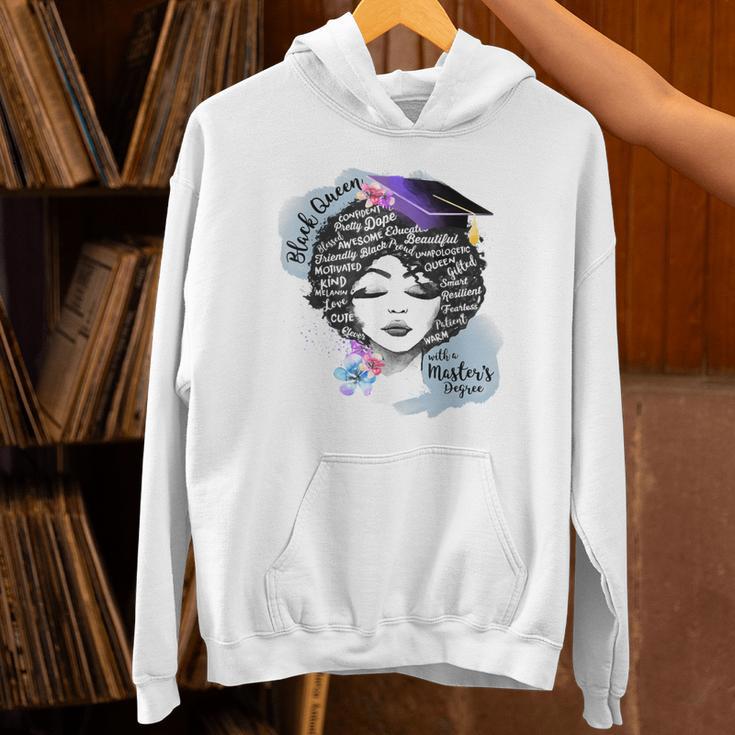 Graduation Masters Degree Woman Queen Graduate 2025 Unisex Hoodie