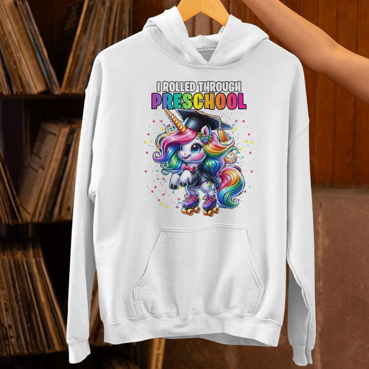 Graduation Preschool Unicorn Roller Skate Girls Pre-K Grad Unisex Hoodie