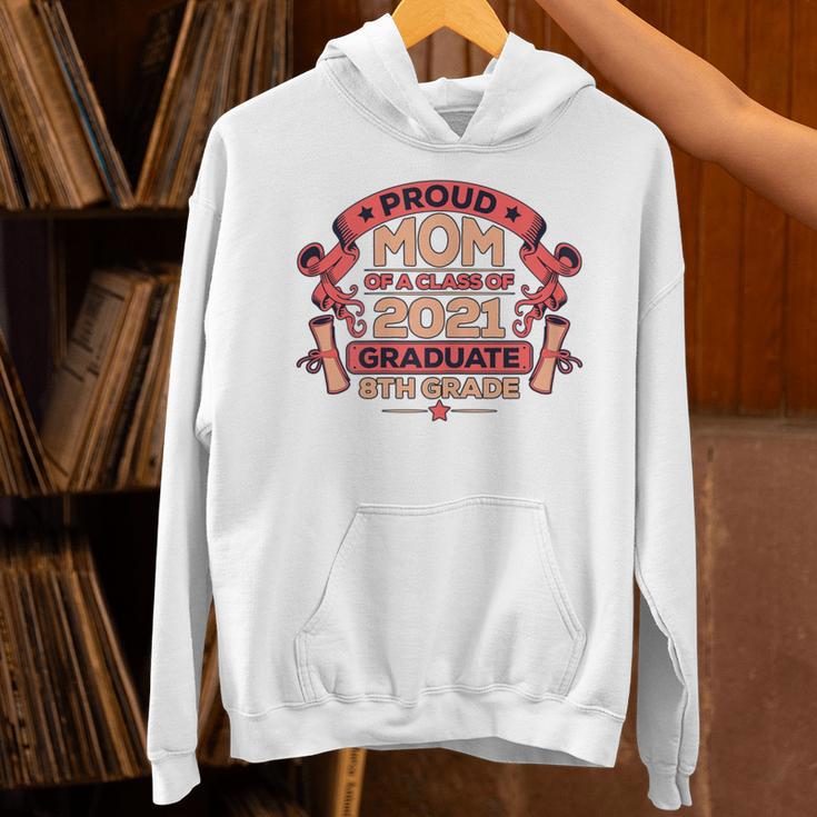 Graduation Proud Mom Of 8th Grade Graduate Unisex Hoodie