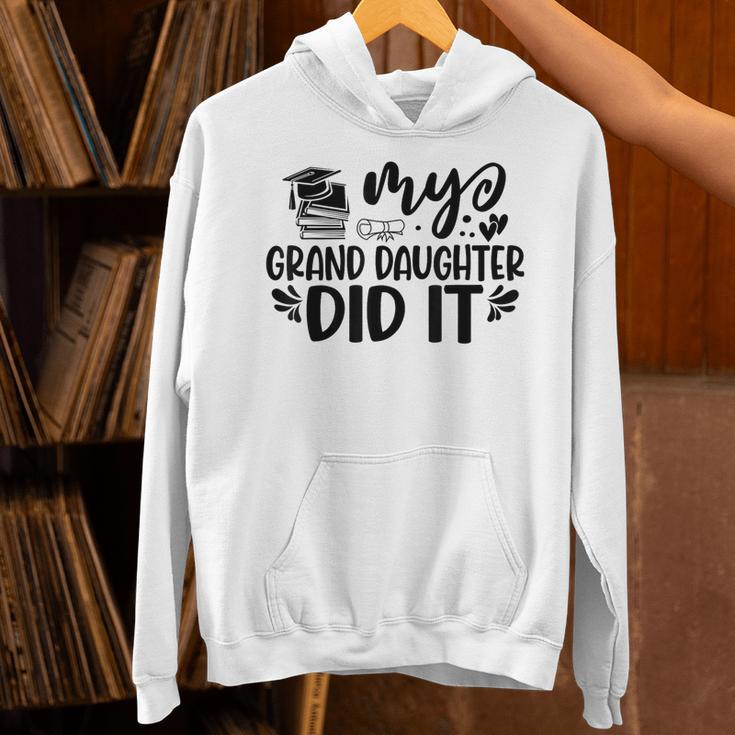 My Granddaughter Did It Graduation Graduated Proud Children Unisex Hoodie