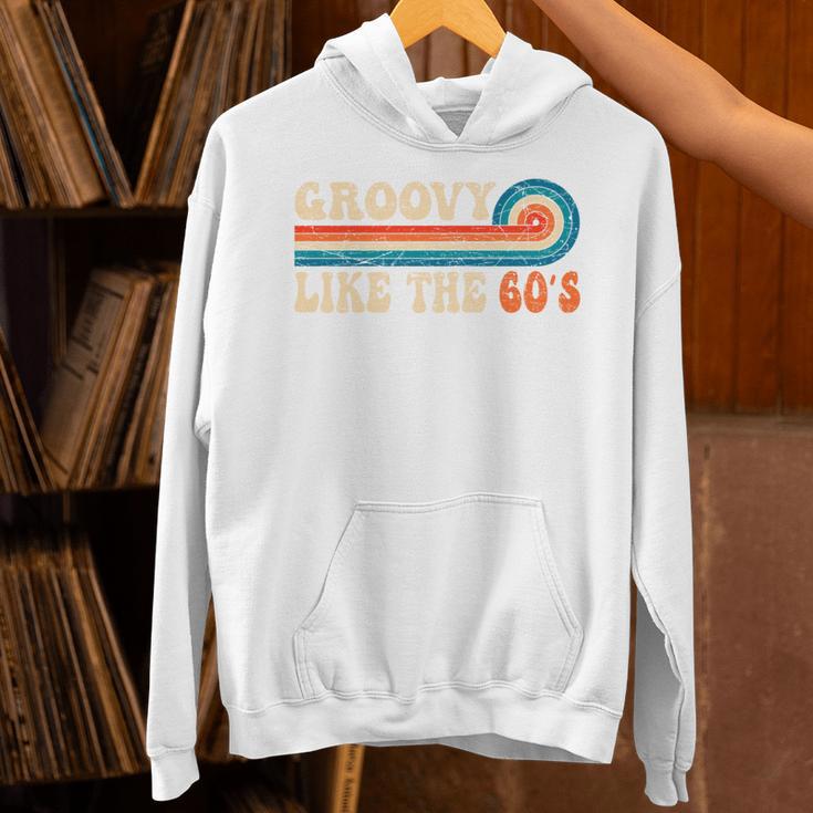 Groovy Like The 60s Aesthetic Nostalgia 1960's Retro Unisex Hoodie Groovy Like The 60s Aesthetic Nostalgia 1960's Retro Unisex Hoodie