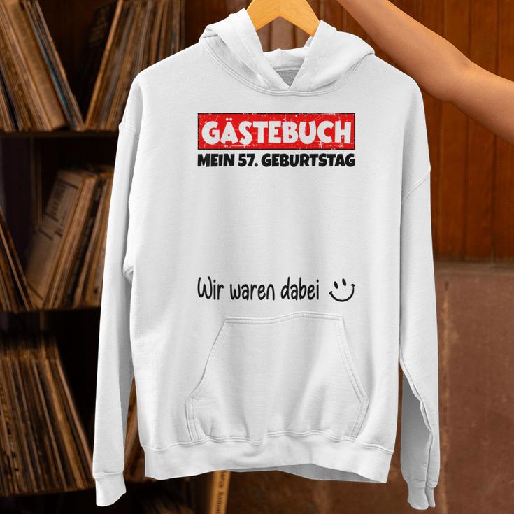 Guest Book Wir Waren Dabei Mein 57 Geburtstag German Unisex Hoodie Guest Book Wir Waren Dabei Mein 57 Geburtstag German Unisex Hoodie