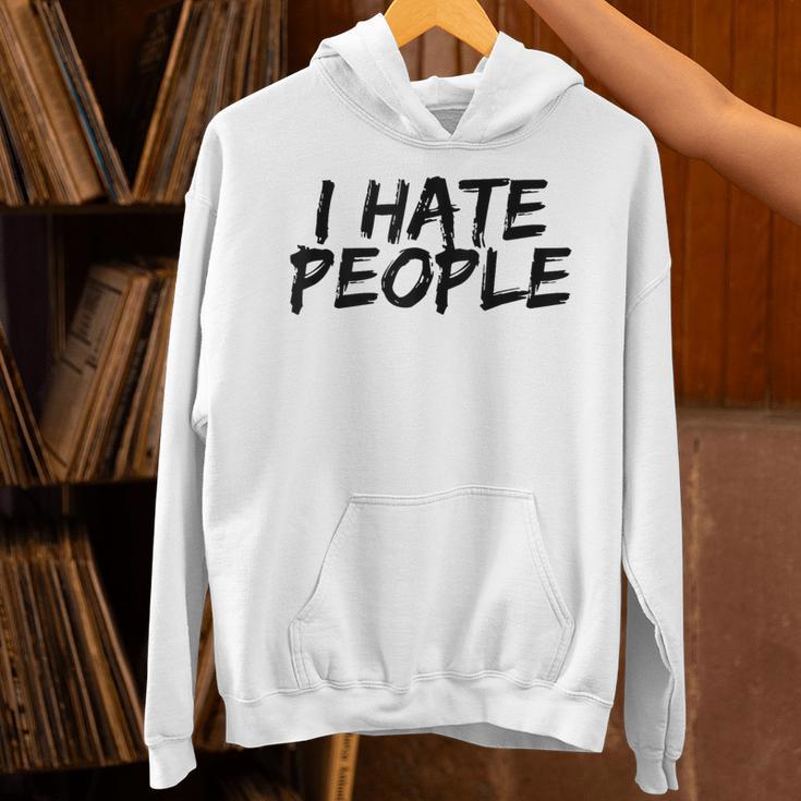 I Hate People Graffiti Introverts Meme Loner Unisex Hoodie I Hate People Graffiti Introverts Meme Loner Unisex Hoodie