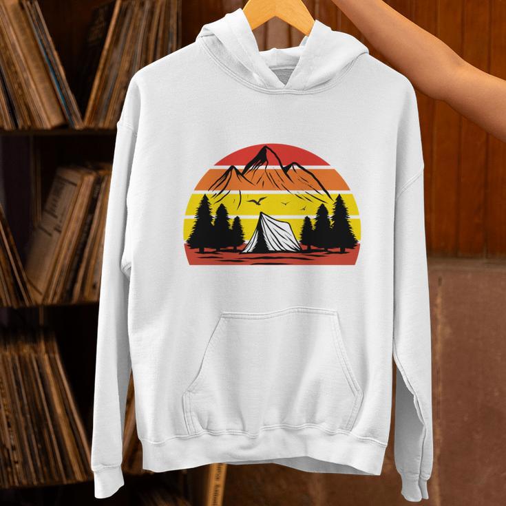 I Hate People That's Why I Camp Camper Meme Introvert Unisex Hoodie