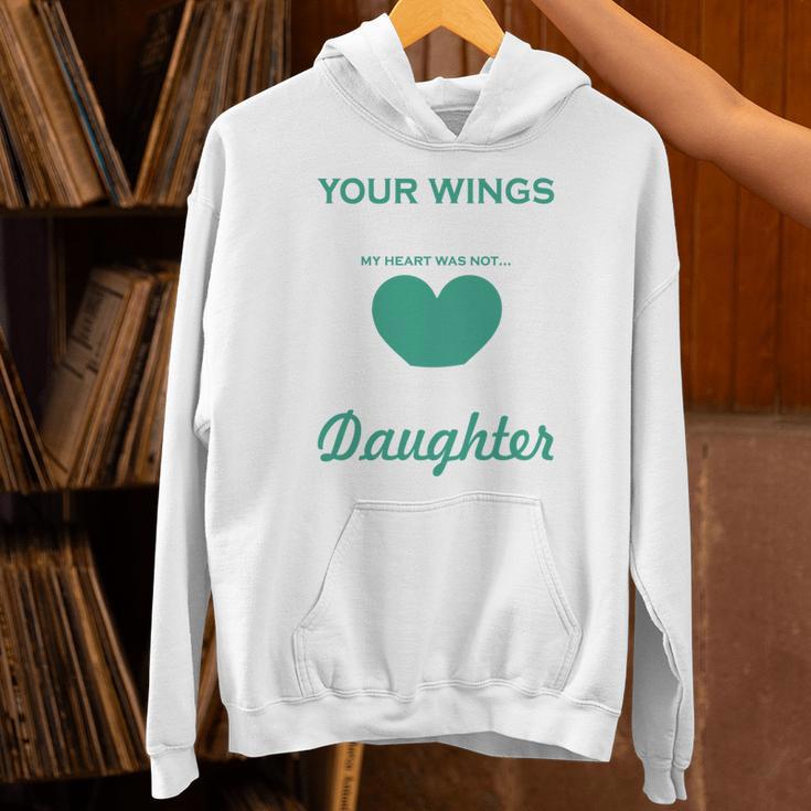 My Heart Was Not In Loving Memory Missing Daughter In Heaven Unisex Hoodie