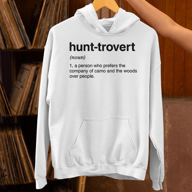 Hunt-Trovert Hunting Camo Woods Introvert Unisex Hoodie Hunt-Trovert Hunting Camo Woods Introvert Unisex Hoodie