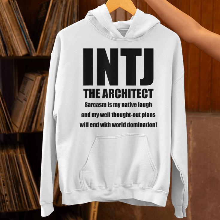 INTJ Architect Personality Introvert Sarcastic Unisex Hoodie INTJ Architect Personality Introvert Sarcastic Unisex Hoodie