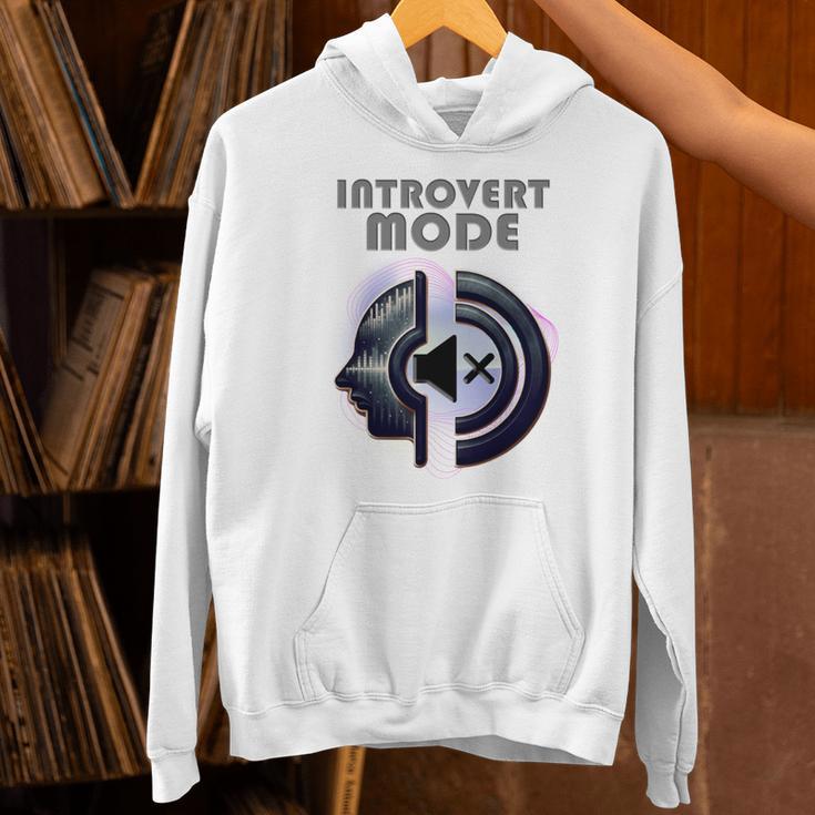 Introvert Mode Finding Inner Peace In Silence Unisex Hoodie Introvert Mode Finding Inner Peace In Silence Unisex Hoodie