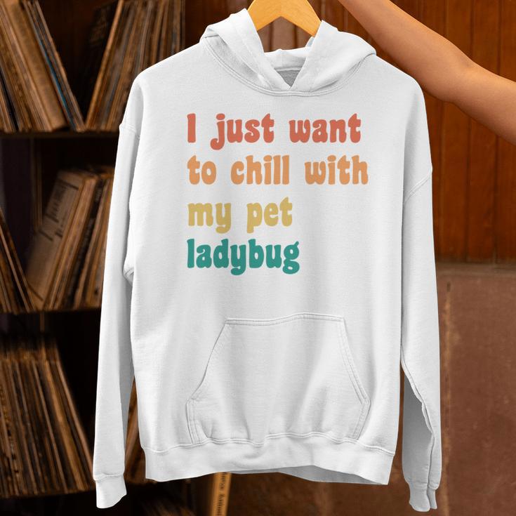 Introvert Pet Ladybug Mom Unisex Hoodie Introvert Pet Ladybug Mom Unisex Hoodie