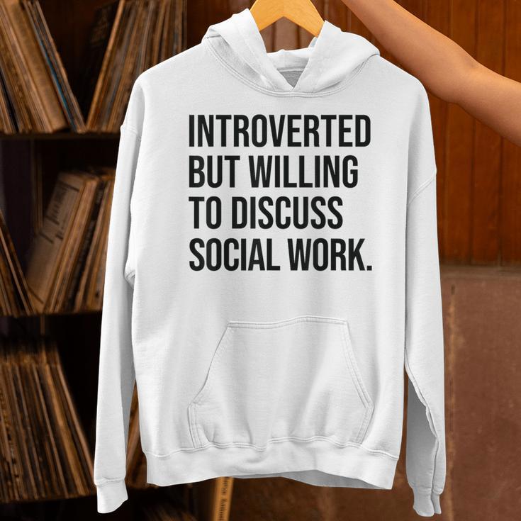 Introverted Caseworker Social Work Introvert Unisex Hoodie Introverted Caseworker Social Work Introvert Unisex Hoodie