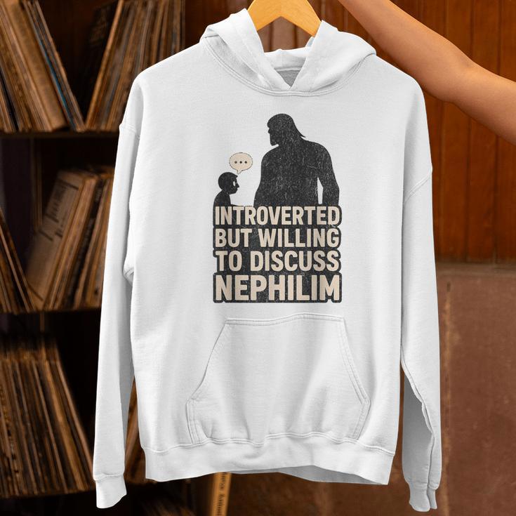 Introverted But Willing To Discuss Nephilim Tee Unisex Hoodie Introverted But Willing To Discuss Nephilim Tee Unisex Hoodie