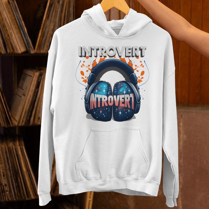 Introvert's Best Friend Noise-Canceling Headphones Unisex Hoodie