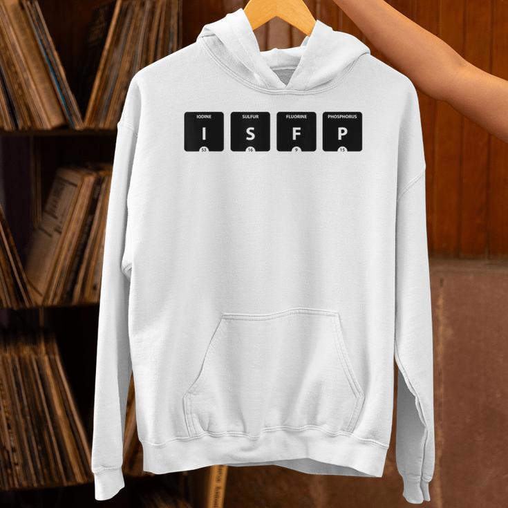 ISFP Adventurer Personality Type Periodic Table Introvert Unisex Hoodie ISFP Adventurer Personality Type Periodic Table Introvert Unisex Hoodie