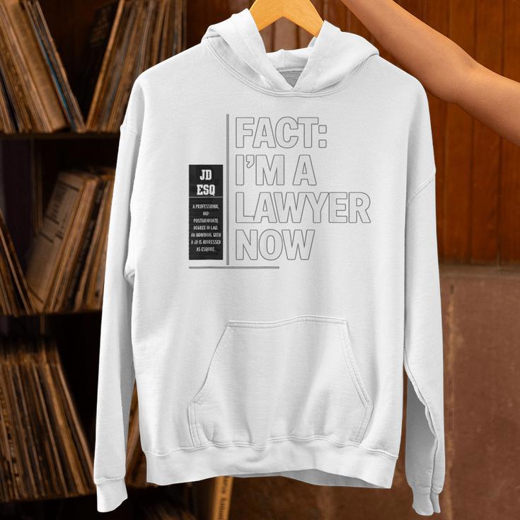 JD ESQ Law Graduate Fact I’m a Lawyer Now Graduation Unisex Hoodie