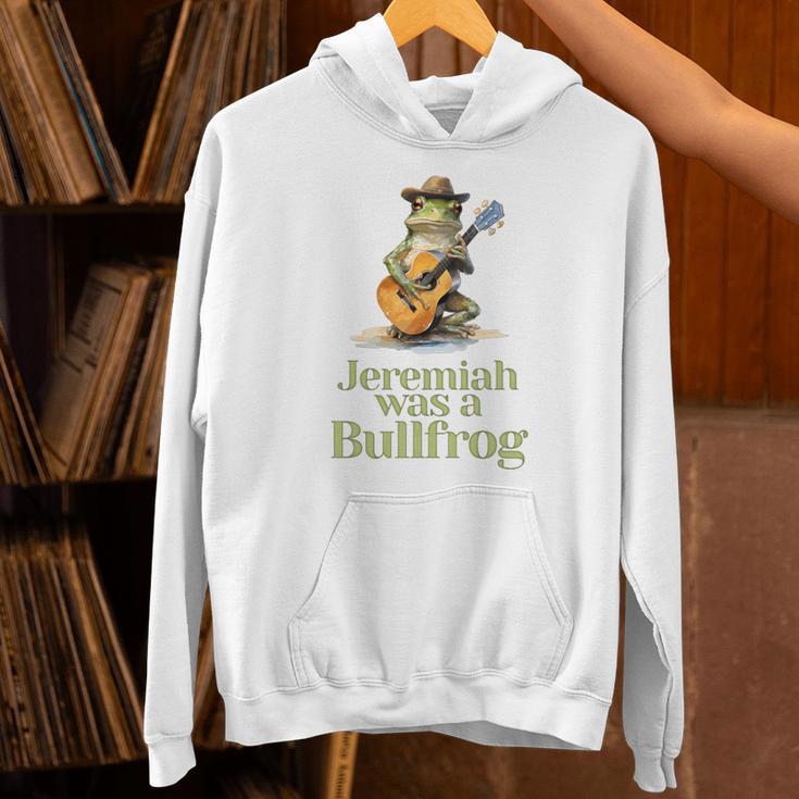 Jeremiah Was A Bullfrog A Classic Rock Nostalgia Trip Premium Tri-Blend Unisex Hoodie