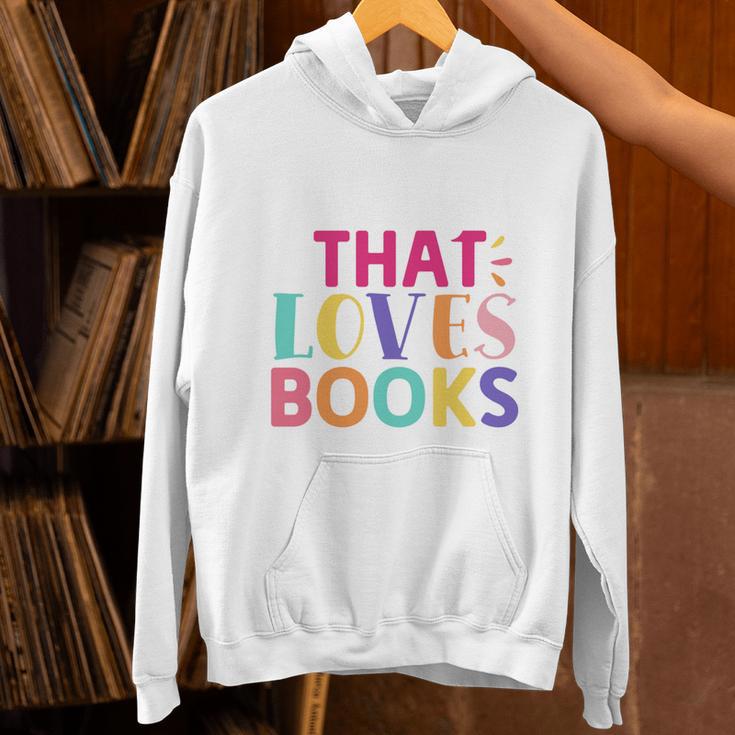 Just a Girl Who Loves Books Reader Girls Bookish Women Unisex Hoodie