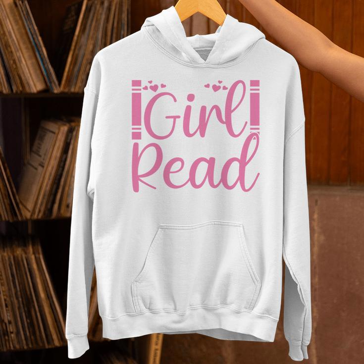 Just A Girl Who Loves To Read Book Lover Reading Books Unisex Hoodie