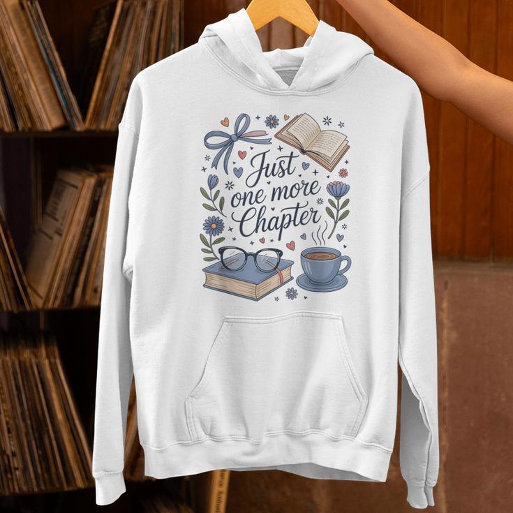 Just One More Chapter Book Lover Reading Quote Unisex Hoodie Just One More Chapter Book Lover Reading Quote Unisex Hoodie