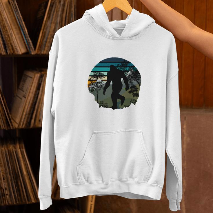 Just Me And My Yeti Retro Sunset Mountain Hiking Introvert Unisex Hoodie Just Me And My Yeti Retro Sunset Mountain Hiking Introvert Unisex Hoodie