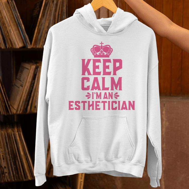Keep Calm I'm An Esthetician Graduation Esthetician Premium Unisex Hoodie